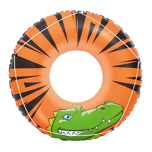 حلقه شنا بادی تمساح نارنجی رنگ bestway 36108 | سعید اینتکس