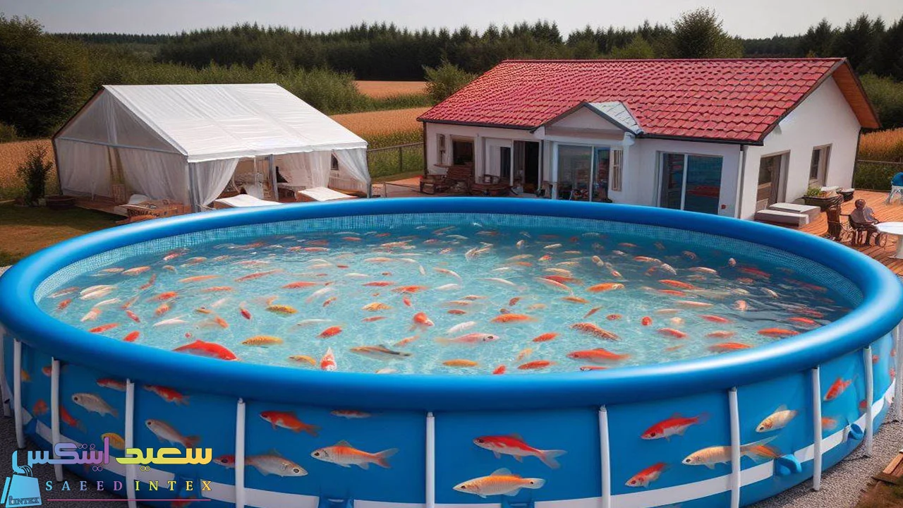 استخر پیش ساخته اینتکس برای پرورش ماهی