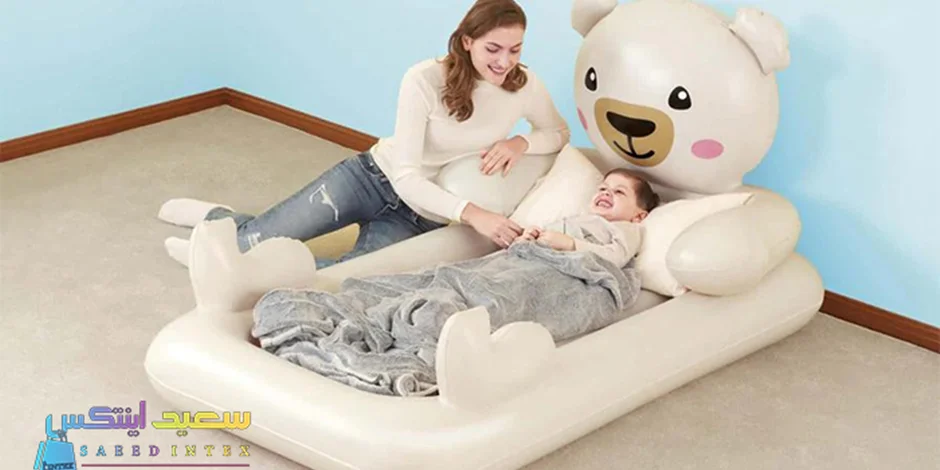 تخت بادی پتودار کودک بست وی