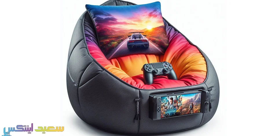 تجربه راحتی و هیجان بازی با مبل شنی گیمینگ اینتکس