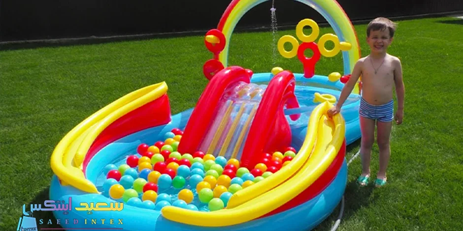 قیمت استخر بادی سرسره دار