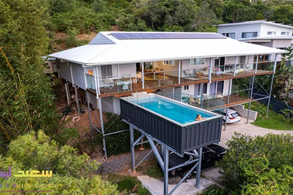 استخر بادی برای پشت بام خانه