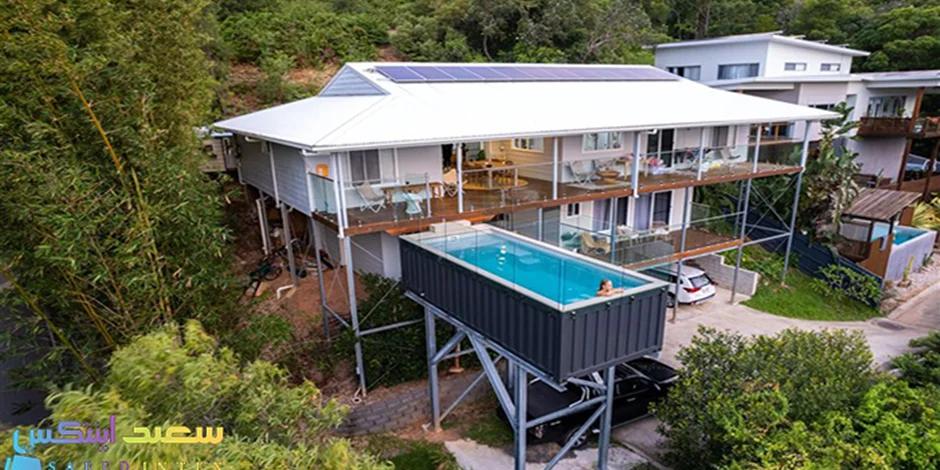 استخر بادی برای پشت بام خانه