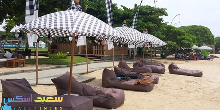 آیا مبل شنی با چترهای ساحلی یا آفتابگیر سازگار است؟