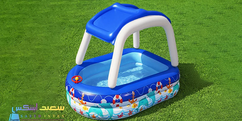 انواع استخر بادی سایبان دار