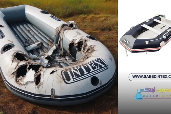 قایق بادی که موش خورده تعمیر میشه؟