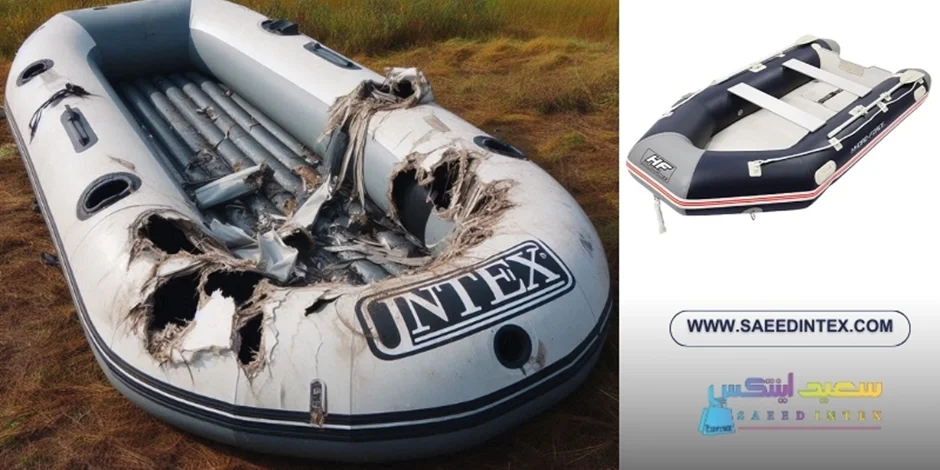 قایق بادی که موش خورده تعمیر میشه؟