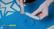 روش استفاده از چسب استخر بادی