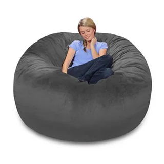 مبل شنی استوانه ای پارچه پشمی بزرگ