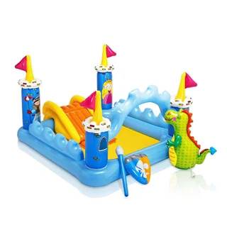 استخر بادی کودک سرسره دار اینتکس طرح قلعه