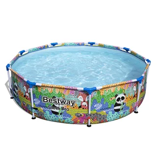 استخر پیش ساخته گرد طرح دار بست وی bestway 5612f